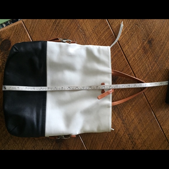 Leather tote/bag, adjustable shoulder strap - Picture 5 of 6